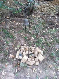 Rocks at the start of the labyrinth