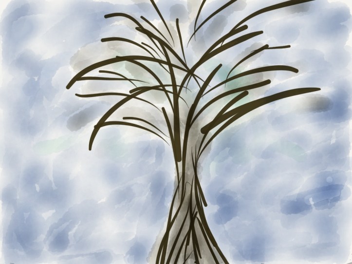Tree in Winter. Made with Paper 53 app on my iPad.