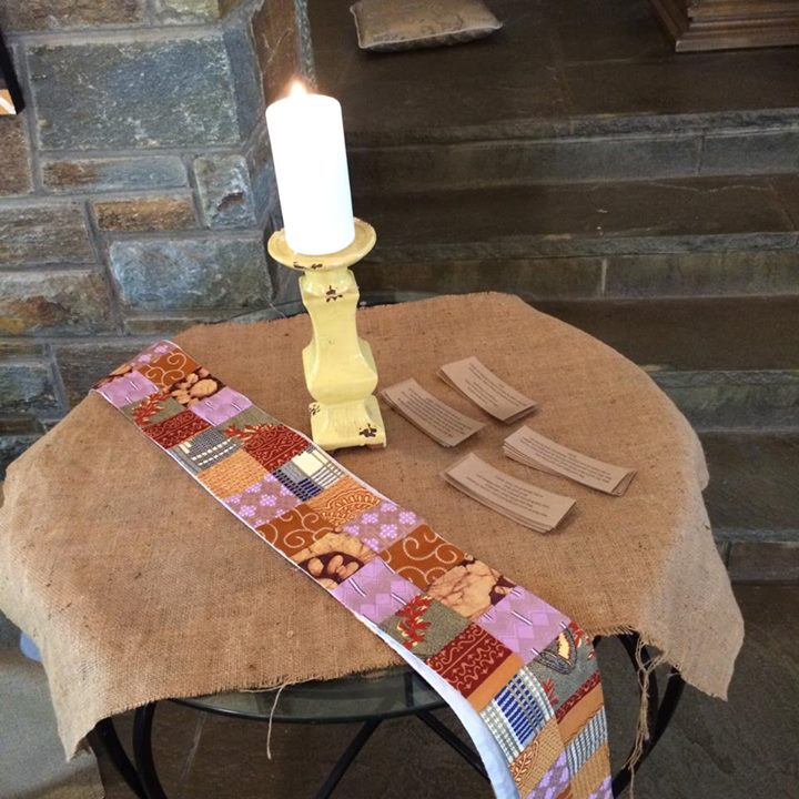 Offering a priestly blessing